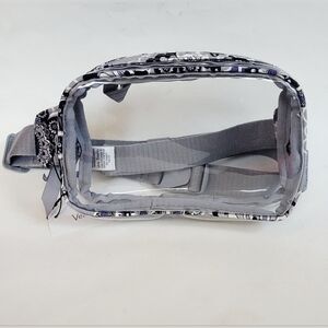 Vera Bradley Clear Mini Belt/Sling Bag Grey